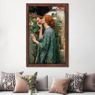 LARK MANOR The Soul Of The Rose, 1908 by John William Waterhouse - Print on Canvas