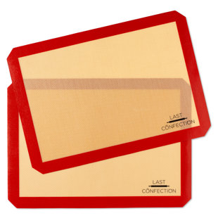 Last Confection Non-Stick Silicone 2 Piece Baking Mat Set (Set of 2)