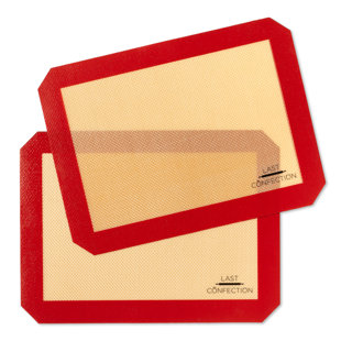 Last Confection Non-Stick Silicone 2 Piece Baking Mat Set (Set of 2)