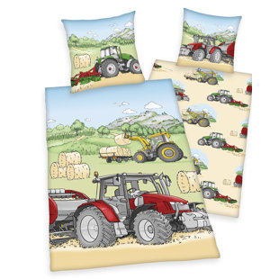 HERDING HEIMTEXTIL Flanell Kinder-Winter-Bettwäsche 100% Baumwolle