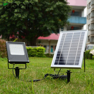 ELEDING Solar Powered Integrated LED Flood Light