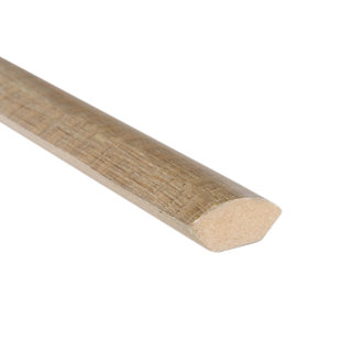 DYNO EXCHANGE Laminate Wood 0.56" Thick x 1.25" Wide x 95" Length Quarter Round in Color Baltimore Cherry