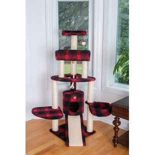 ARMARKAT 58" Classic Real Wood Cat Tree