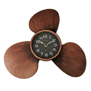 CARINA'S COLLECTION Metal Wall Clock