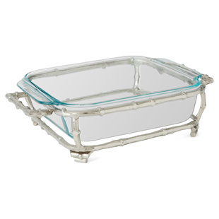 DessauHome 2 Qt. Glass Rectangular Holder