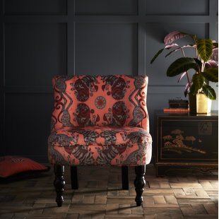 EMMA J SHIPLEY FOR CLARKE & CLARKE Langley Caspian Coral Chair