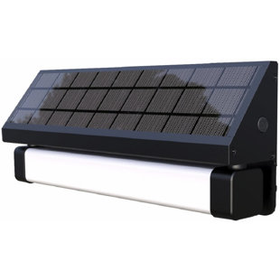 ELEDING 1 - Head LED Solar Powered Dusk to Dawn Outdoor Security Flood Light with Motion Sensor and Timer