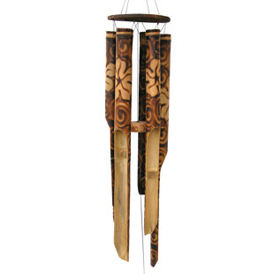 COHASSET GIFTS & GARDEN Wood Abstract Wind Chime