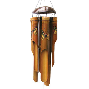COHASSET GIFTS & GARDEN Wood Insects Wind Chime