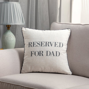 PETERBOROUGH HOME You And Me Cotton Reversible Throw Pillow