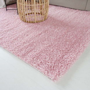 NORDEN HOME Abilene Shaggy Pink Rug