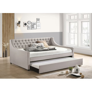 EVERLY QUINN Headly Upholstered Daybed with Trundle