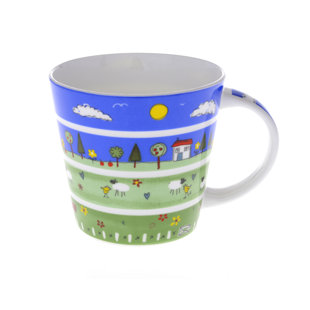 BUTTERCUP OF LONDON 10cm Fine Bone China In the Meadow Mug