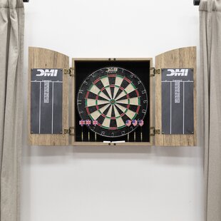 Dmi Sports Dublin Bristle Dartboard and Cabinet Set