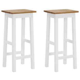 BRAMBLY COTTAGE Milazzo Solid Wood 75cm Stool (Set of 2)