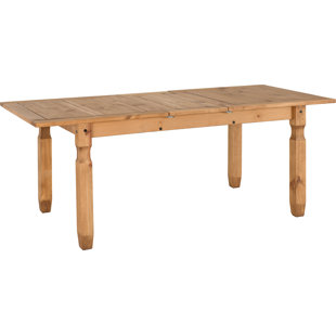 MISTANA Merrinda 75.5 Cm Pine Solid Wood Dining Table