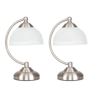 CLASSICLIVING Woodside Metal Arched Lamp (Set of 2)