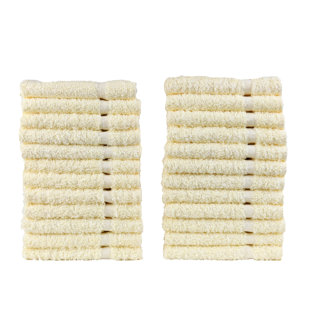 Fibertone By 1888 Mills Cotton Blend Terrycloth Bath Towels (Set of 24)