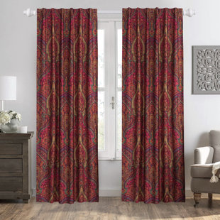 SWEETY PIE INC Cotton Semi Sheer Curtain Pair (Set of 2)