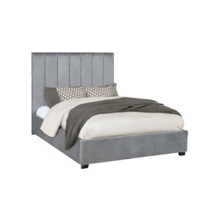 CDECOR HOME FURNISHINGS Quinlan Upholstered Low Profile Standard Bed