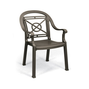 GROSFILLEX EXPERT Victoria Outdoor Stackable Dining Armchair (Set of 4)