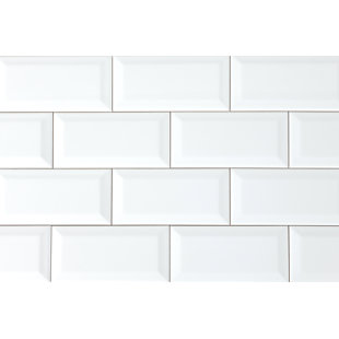 THOMAS AVENUE CERAMICS 3" x 6" Beveled Subway Tile