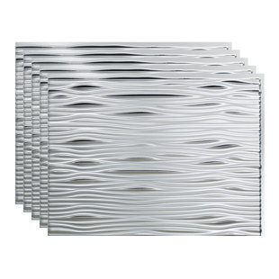 FASADE FASÄDE Waves Decorative Vinyl Backsplash 15 sq ft Kit