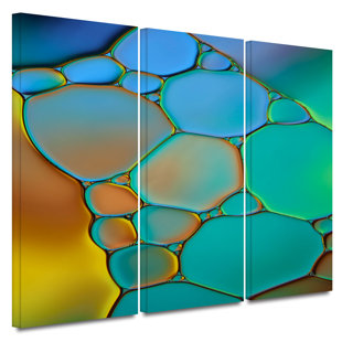 ARTWALL 'Connected II' 3 Piece Graphic Art on Wrapped Canvas Set