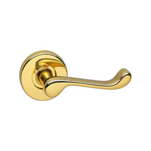 URFIC Victorian Scroll Lever On Rose Door Handle (Set of 2)