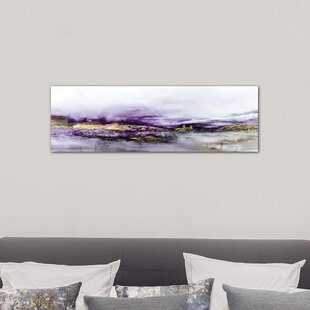 EBERN DESIGNS Elusive Dreams Violet Version by Isabelle Z - Wrapped Canvas Panoramic Painting