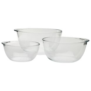 MASON CRAFT & MORE Glass Mixing Bowl Set