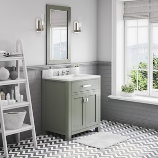 ANDOVER MILLS™ Minnetrista 30'' Single Bathroom Vanity with Carrara Marble Top