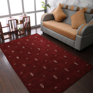 FOUNDRY SELECT Nagle Handmade Wool Red Rug
