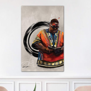 WORLD MENAGERIE BHM Biggie by Chuck Styles - Wrapped Canvas Painting