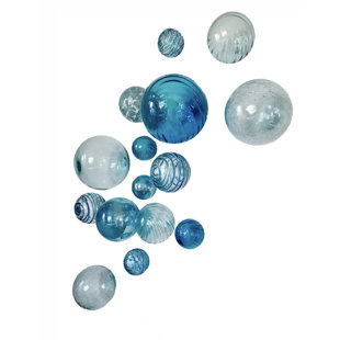 WORLDLY GOODS TOO Handmade Modern Abstract Wall Decor on Glass