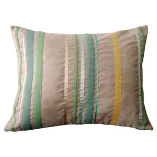 BLOOMSBURY MARKET Lovett Striped Rectangular Throw Cushion