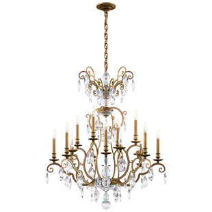 SCHONBEK 12 - Light Dimmable Classic / Traditional Chandelier