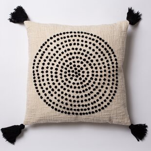 BLACKHOUSE Tassels Cotton Throw Pillow