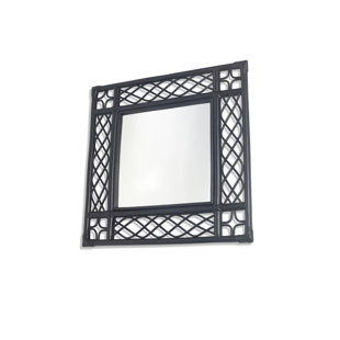 PERGO CLASSICS Canon Square Wood Wall Mirror