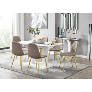 CANORA GREY Essgruppe Edzard mit 4 Stühlen