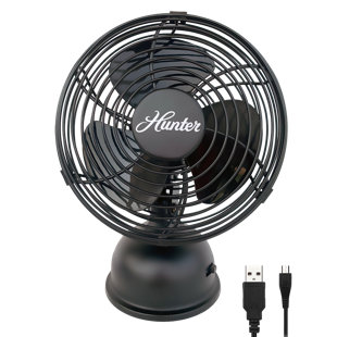 OCEANAIRE HOMEGOODS Hunter Home Comfort 5" Oscillating Personal Fan