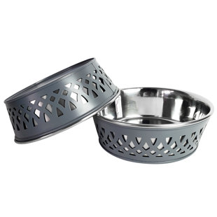 ADOG Stainless Steel Punchout Bowl (Set of 2)