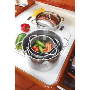 MADISON BAY TRADING COMPANY 11 - Piece Stainless Steel Cookware Set