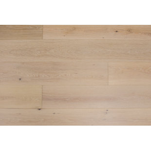 ENVARA FLOORS Vivara Oak 9” Thick x 7.5” Wide x Varying Length Engineered Water Resistant Hardwood Flooring