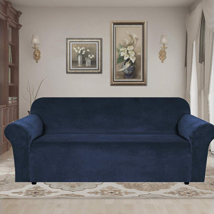 MERCER41 Box Cushion Sofa Slipcover