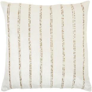 DARYA HOME Sequined Throw Pillow