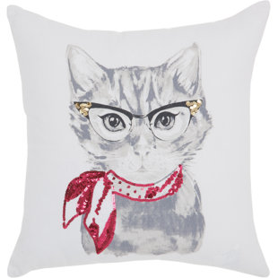 GEMMA VIOLET Kidsgrove Appliqued Throw Pillow