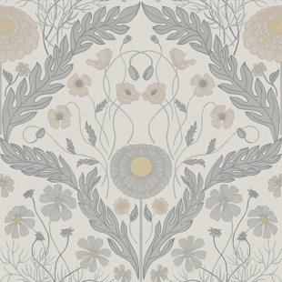 GALERIE WALLCOVERINGS Blomstermala Floral Marguerite 33' L x 21" W Wallpaper Roll