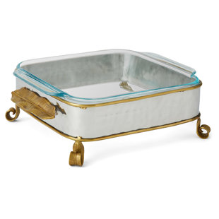 DessauHome 2 Qt. Glass Square Holder