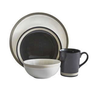 FAIRMONT AND MAIN LTD 16 Piece Stoneware Dinnerware Set - Service for 4